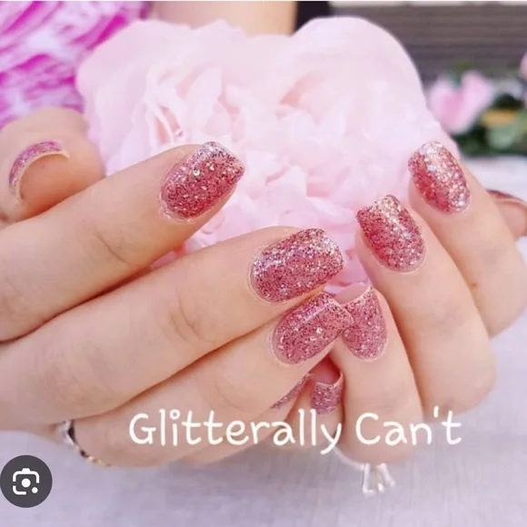 *Retired* Color Street: Glitterally Can’t (Petite) | Pink Barbie Glitter Sparkle - Picture 5 of 11